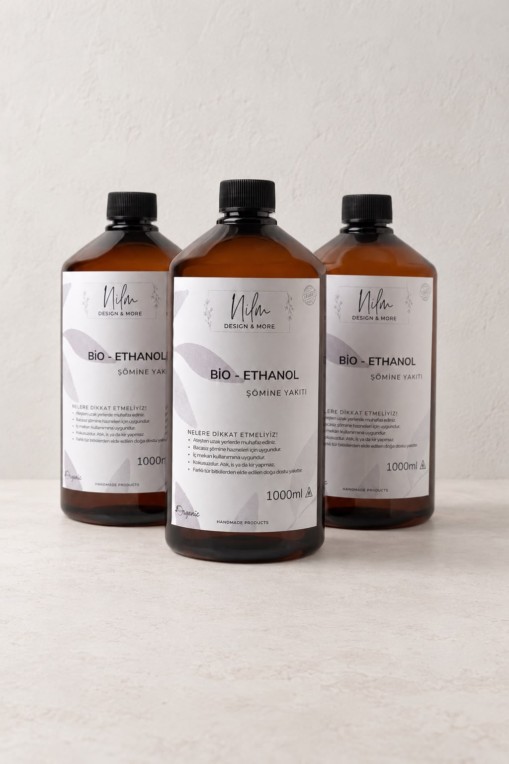 Nilm Bioethanol Yakıt 300cl (Üçlü Paket)